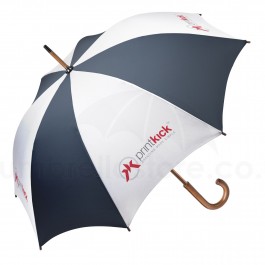Golf Umbrella Custom Printed and Personalised Print Your logo Accessories Umbrellas & Rain Accessories Message or Photo Promotional Umbrellas Customised Black & White 